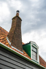 Detail of house in the Zaanse Schans area