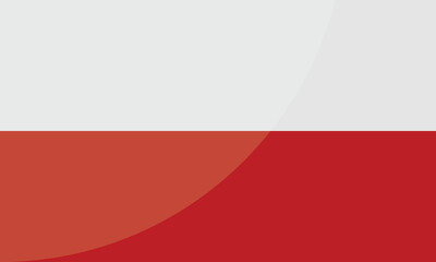 Poland National Flag for background, backdrop. Vector illustration