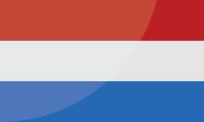 Netherlands National Flag for background, backdrop. Vector illustration