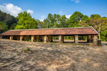 Chuong Bo prison,Famous historical relics on Con Dao island, Ba Ria Vung Tau, Vietnam
