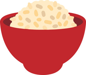 Five-grain rice illustration material, five-grain rice, health, rice, food, rice, nutrition, fresh, illustration, vector,