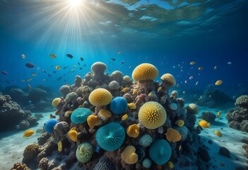 Underwater scene showcasing a large colorful sea s (1)