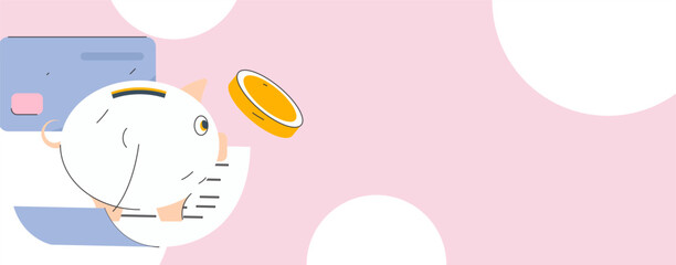 Internet financial management investment flat vector concept operation hand drawn illustration
