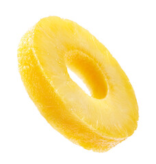 Side view of pineapple ring