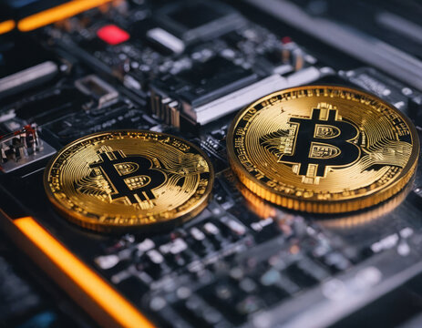 Un Bitcoin &egrave; posto su una mano aperta, rappresentando l'accessibilit&agrave; della criptovaluta.
