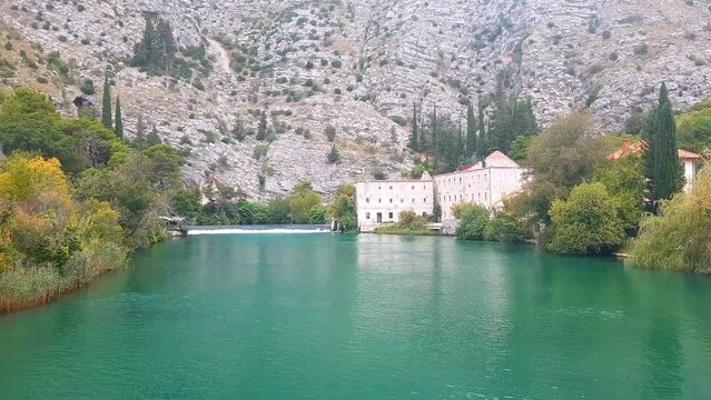Komolac - Croatia - Waterfall at the source of the Ombla river