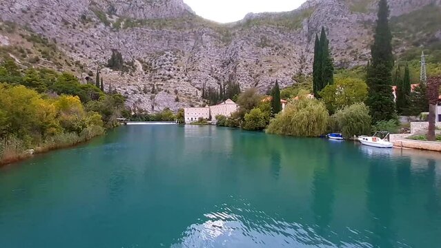 Komolac - Croatia - Waterfall at the source of the Ombla river