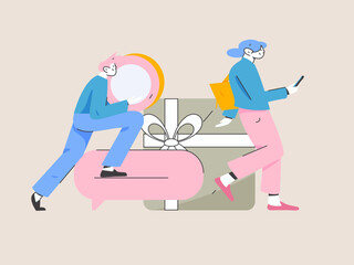 Internet financial management investment flat vector concept operation hand drawn illustration
