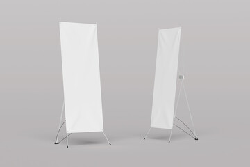 X-stand banner mockup