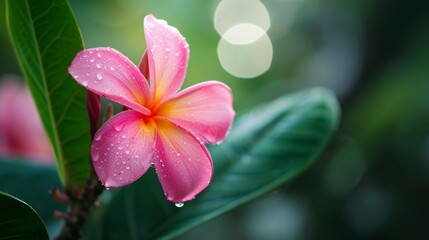 Fototapeta premium Champa Flower in garden