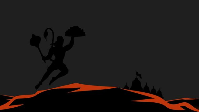 Mighty Hanuman Lifts the Mountain, Celebrate Hanuman Jayanti, Alpha Animation