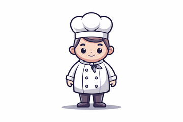 A chef pique vector artwork illustration 