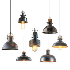 antique lamp isolated on white