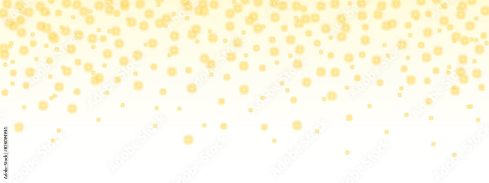 Poster glittering vector dust on a transparent background. golden sparkling lights. christmas holiday glow 