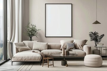 Spacious Living Room With Abundant Furniture and Large Window