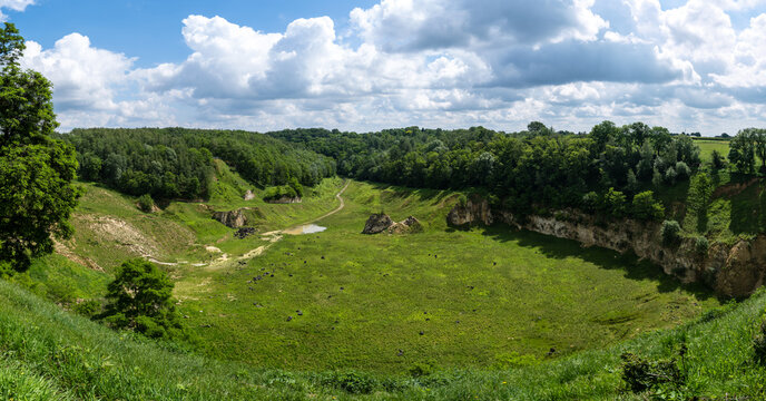 landscape with clouds in Valkenburg