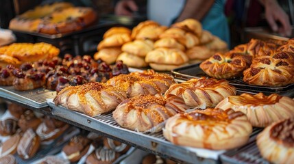 Street Market Offers Moroccan Pastries