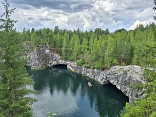 lake in the mountains