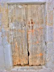 Gebäude, Detailansicht einer Haustür bzw. Eingangstür