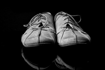 Mode: Stillleben und Nahaufnahme von Schuhen