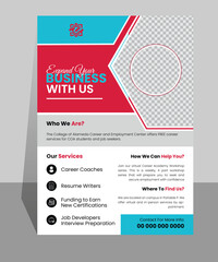 Modern business flyer design template design, unique and formal layer maintain vector business flyer design template. 