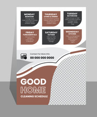 Business flyer design template. Unique and modern formal layer maintain flyer design template. 
