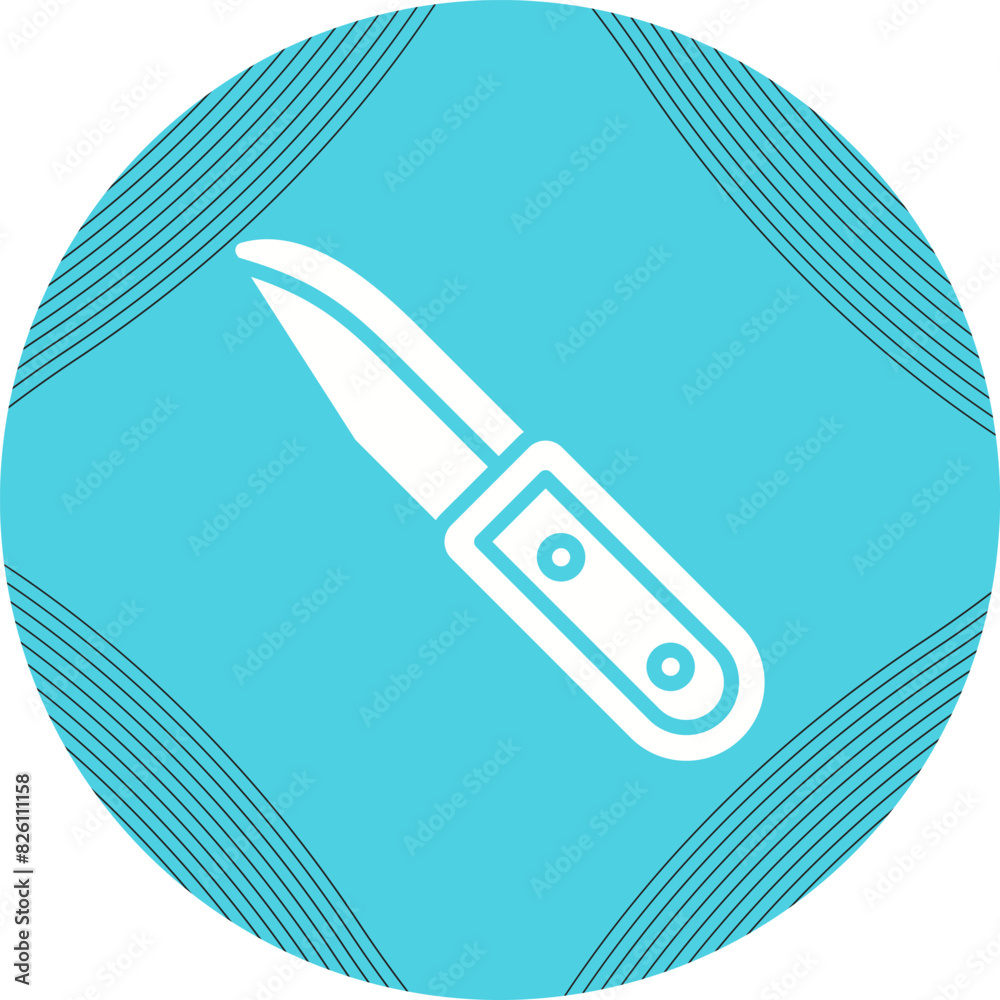 Wall mural Pocket knife Vector Icon