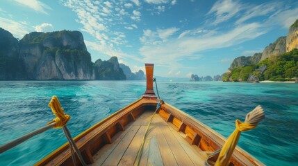 Exploring the Phi Phi Islands Aboard a Traditional Thai Boat
