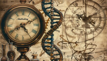 Antique Laboratory Filled with Scientific Instruments