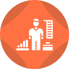 HR Analytics Vector Icon