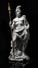 Obraz premium Illuminated golden helmet