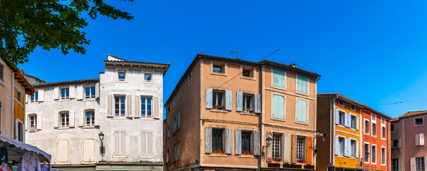 Village of Isle sur la Sorgue, in Vaucluse, in the Provence Alpes Côte d'Azur region, France