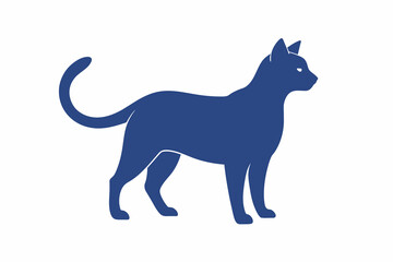  A cat animal silhouette black vector artwork illustration 