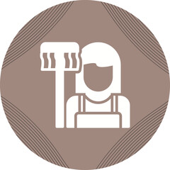  Housekeeper Vector Icon