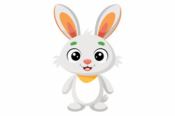  A rabbit cartoon vector artwork illustration 