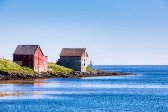 Looking towards Gullringnes in Vardo, Finnmark, Norway