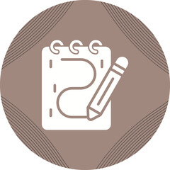 Sketching Vector Icon