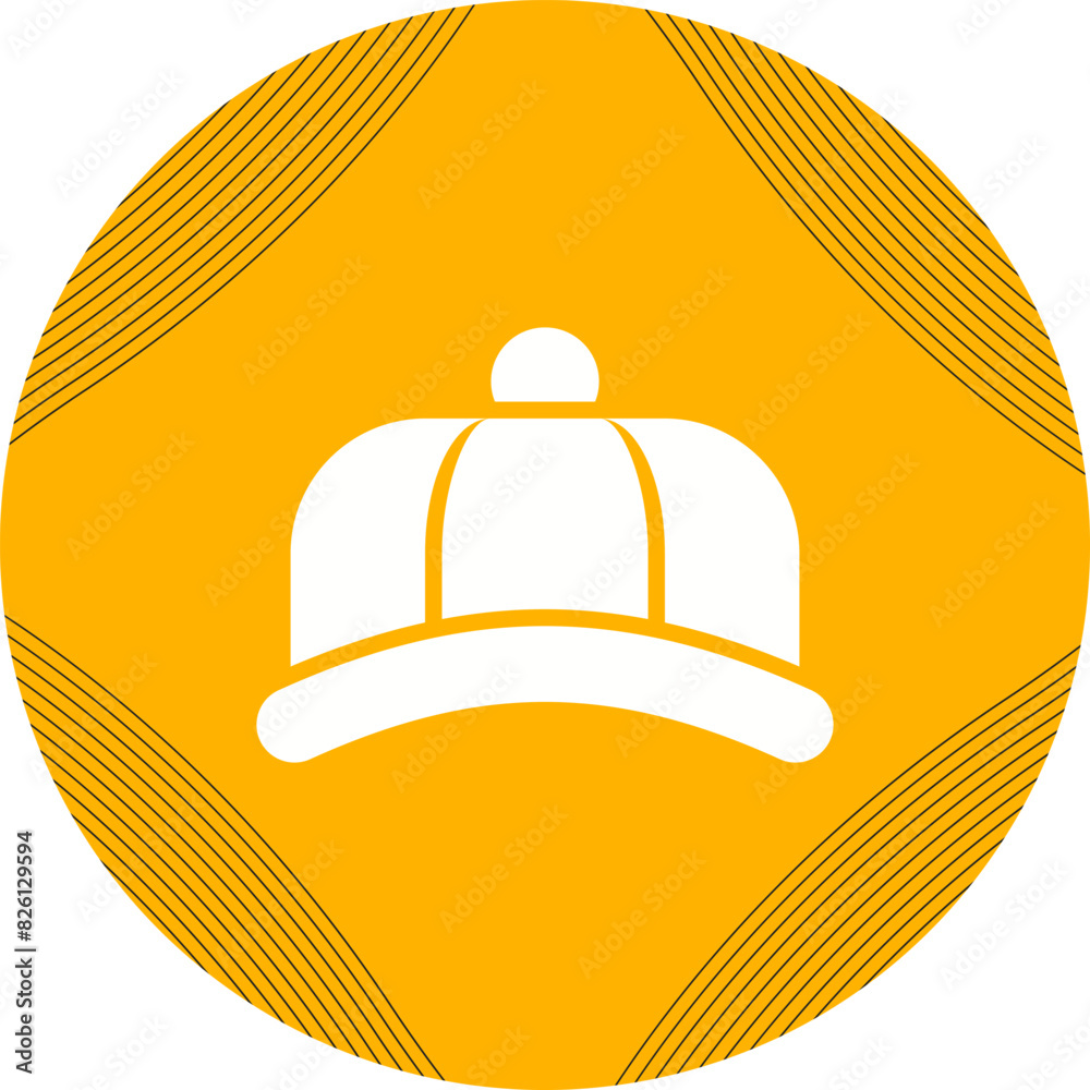 Wall mural Hat Vector Icon