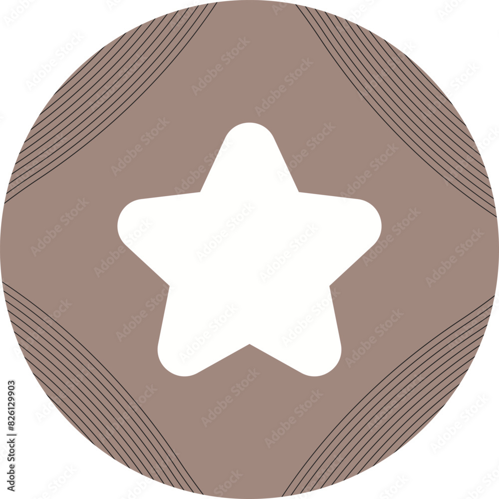 Canvas Prints star vector icon