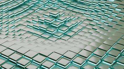 Sci-fi abstract cyber grid background