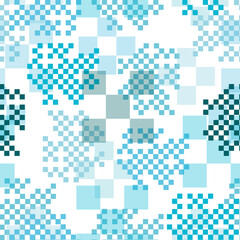 Contemporary art seamless pattern background. Watercolor hand drawn illustration sketch