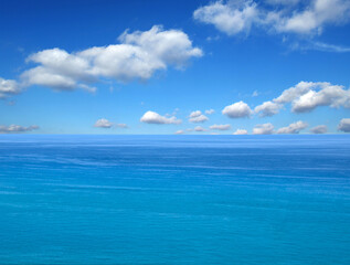 Fototapeta premium Blue sea water surface