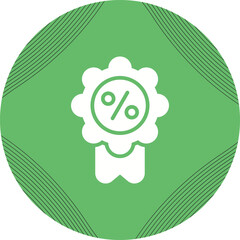 Badge Percent Vector Icon