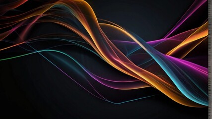 Naklejka premium lines background banner