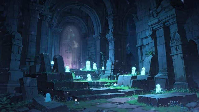 Enshrouded by the dense foliage, an ancient temple stands silent and foreboding, its sacred grounds tainted by the presence of cultists who seek to awaken the ancient gods.