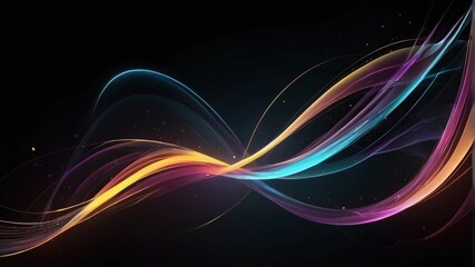 Naklejka premium lines background banner