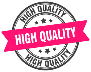 high quality stamp. high quality label on transparent background. round sign