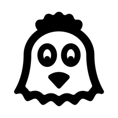 Chicken Hen Line Icon