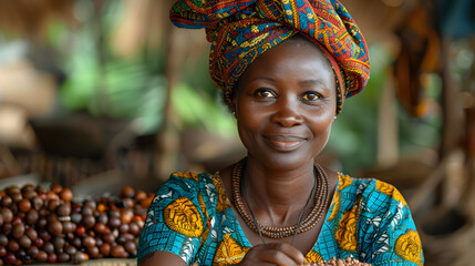 Obraz premium portrait of a woman working