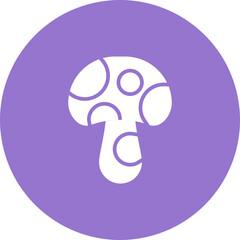 Obraz premium Mushroom Vector Icon